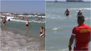 "Nu vor să asculte deloc". Salvamarii, epuizați de intervenţii, după ce turiştii ignoră steagul roşu