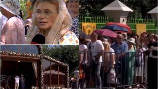 Reacţia unei femei care a stat ore întregi în caniculă ca să ajungă la moaştele Sfântului Dimitrie cel Nou. "Nu sunt destul de smerită să fiu aici"
