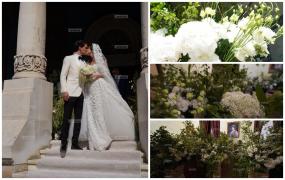 Decor de poveste la nunta lui Ianis şi Elena Hagi. De unde sunt aduse florile care vor crea o feerie în alb şi verde pe Domeniul Ştirbey