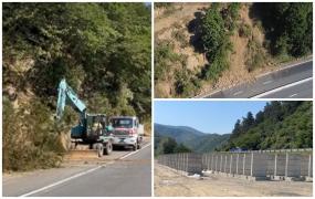 50 de muncitori prestează zi-lumină pentru ca lucrările pe Valea Oltului să fie gata la termen. Au fost deja defrişate trei din cele 10 hectare de pădure