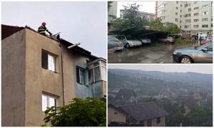 Furtuni violente după ce cupola de foc a încins România. Oraşul unde în 10 minute a plouat cât pentru o lună