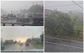 Valul de caniculă, înlocuit de vijelii şi grindină aduse de cicloane. Va ploua în aproape toată ţara