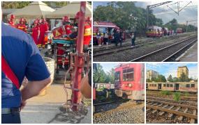 Accident grav în Gara Basarab, după ce o locomotivă s-a ciocnit de propriile vagoane la cuplare: 15 pasageri răniţi, dintre care opt au ajuns la spital
