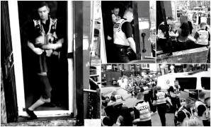 Momentul care a declanșat furia românilor din Leeds: mama și 5 copii ai familiei, luați cu forța și băgați în dube de polițiști