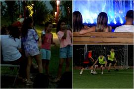 Parcurile din Capitală, arhipline la lăsarea serii. Bucureştenii aşteaptă noaptea pentru a se refugia de temperaturile sufocante