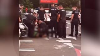 Scandal în parcarea unui hypermarket din Satu Mare. Un bărbat şi două femei s-au luat la bătaie