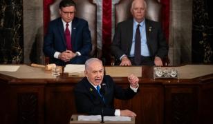 Netanyahu şi-a apărat războiul din Gaza şi a cerut mai multe arme în Congresul SUA. Premierul israelian, ovaţionat de republicani