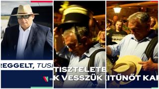 Viktor Orban, primit la Băile Tușnad cu un chipiu de husar. "Moda în Transilvania". A ajuns la Vila Lac pentru o întâlnire cu Ciolacu