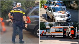 O femeie a murit cu zile în Iași, călcată de o mașină care dădea cu spatele într-o parcare