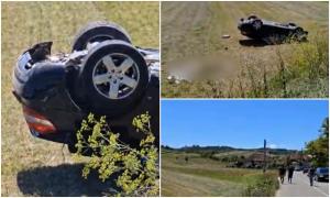 Medic mort într-un accident cumplit, pe un drum din Satu Mare. A fost aruncat din maşina decapotabilă, pe câmp, pentru că nu purta centură