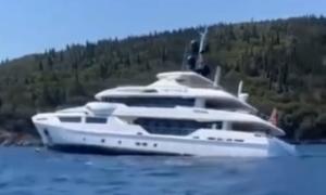 Iaht cu milionari, scufundat în Grecia din cauza unei uşi deschise. O cantitate uriaşă de apă a pătruns în ambarcaţiune