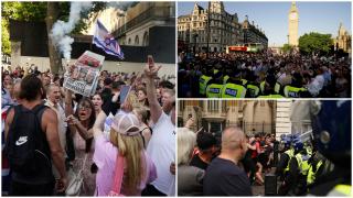 Proteste la Londra, după uciderea celor 3 fetițe într-un club de dans. Manifestanții au strigat "Salvați-ne copiii" și "Opriți bărcile"