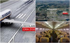 ANIMAŢIE. 153 de pasageri, terifiaţi după ce avionul a lovit un stol de păsări. Aeronava Ryanair, plecată de pe Otopeni, ţinută în aer 90 de minute cu un motor defect