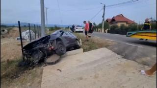 Doi profesori de franceză, soț și soție, împlicați într-un grav accident de mașină, în Maramureș