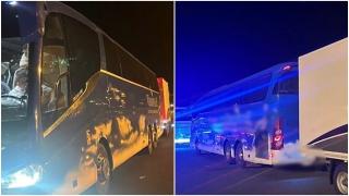 O tânără de 24 de ani s-a luat la ceartă cu şoferul unui microbuz pe A1. Ce au descoperit poliţiştii chemaţi să intervină