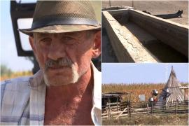 "E focul pe pământ". Deşert în estul României, după ce izvoarele au secat. Agricultorii se roagă la cer pentru un gram de ploaie