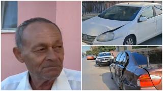 "Mort de beat. Voia să fugă peste gard". Un tânăr fără permis a lovit 7 maşini, pe o stradă din Târgu Jiu