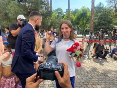 Ana Bărbosu a primit medalia olimpică de bronz câștigată la Jocurile Olimpice. "Astăzi s-a făcut dreptate. A fost o luptă contracronometru"