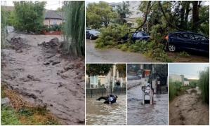 Ciclonul din Marea Neagră a făcut ravagii în stațiunile de pe litoral. A plouat în două zile cât pentru două luni