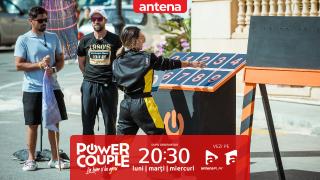 Power Couple 4 februarie 2025. Cum s-au descurcat DOC și Anca Munteanu la proba "Calc-o, tată!"