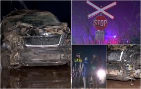 A trecut calea ferată fără să se asigure şi şi-a condus prietenii spre moarte. Filmul tragediei din Vidra