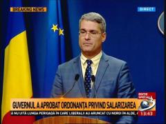 Guvernul a aprobat ordonanța privind salarizarea bugetarilor. 650.000 de oameni vor beneficia de prevederile ei