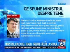 DECLARAŢII şocante date de ministrul Educației în plin scandal privind sistemul de învăţământ din România