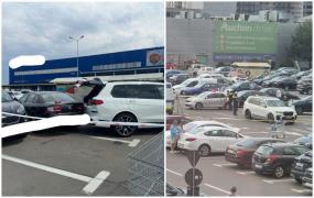 O mamă a fost lovită şi târâtă de propria maşină în parcarea Ikea Pallady din Bucureşti, după ce a lăsat motorul pornit, iar fiul ei a dat în marşarier