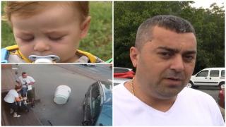 Mărturia tatălui erou din Galaţi, care şi-a salvat bebeluşul în ultima clipă din faţa maşinii