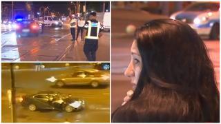 "Mami, am lovit pe cineva!" Un şofer de 19 ani a spulberat un pieton care traversa pe roşu, în fugă. Accidentul din Bucureşti, filmat