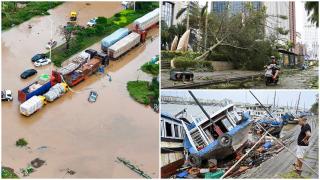 Imagini apocaliptice în Vietnam după taifunul Yagi, cel mai puternic din ultimul deceniu. Rafalele de 230 km/h au devastat mai multe orașe