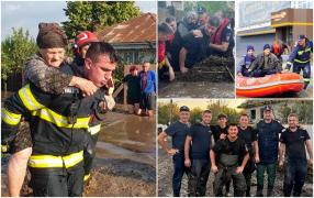 Pompierul care a plecat să salveze vieţi, în timp ce casa lui era înghiţită de ape. A devenit eroul unui copilaş de 3 ani