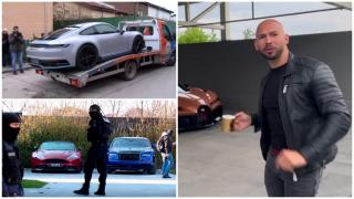 Fraţii Tate, puşi pe glume după ce şi-au recuperat bolizii de milioane de euro. Au promis că îşi donează Lamborghiniul