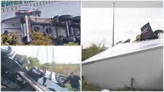 A murit strivit între fiare, la 11 ani, după ce a mers cu tatăl său să-i arate cum conduce TIR-ul. Filmul accidentului cumplit de pe Autostrada Soarelui