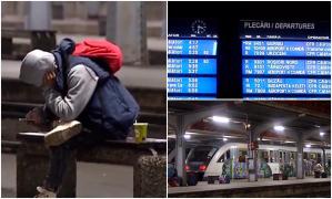 Ora de iarnă a oprit trenurile în gară. Garnituri din toată ţara au aşteptat zeci de minute pentru a pleca după noua oră a Europei Orientale