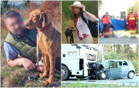 Filmul carnagiului de la Gorneşti, în Mureş. Un medic veterinar, soţia şi părinţii lui au murit în maşina zdrobită sub TIR, pe contrasens