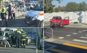 Fetiță de 10 ani, moartă pe loc după ce mașina în care se afla a fost făcută praf de un alt vehicul, în Timișoara. Vinovata, o șoferiță de 38 de ani