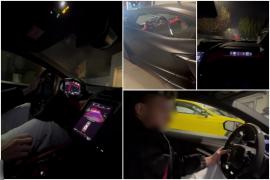 Minor de 15 ani, filmat cum turează un Lamborghini într-o comună din Timiş. Băiatul este fiul unui om de afaceri