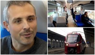 Reacţia unui italian care a circulat cu primul tren nou cumpărat în ultimii 22 de ani