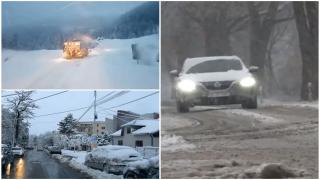 Vortex polar. Cod roşu, portocaliu şi galben de ninsori, viscol şi vânt în aproape toată ţara. Când ninge în Capitală