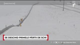 Se deschid primele pârtii de schi