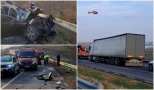 Şoferul de TIR care a ucis 3 oameni în accidentul din Galaţi, reţinut. Atât bărbatul, cât şi victimele erau din R. Moldova