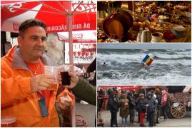 Cum au petrecut românii de Ziua Naţională. Cozi interminabile la celebra terasă cu mici de la Piaţa Obor