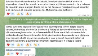 Călin Georgescu se plânge că a primit shadowban pe TikTok. "De la milioane de vizualizări, acum ajungem doar la zeci de mii"
