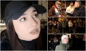 Tinerii au ieşit din nou în stradă: "Am venit să îmi apăr ţara, să îndemn lumea să vină la vot, să se informeze"