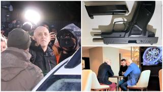 Horaţiu Potra avea ilegal 3 pistoale, deşi e considerat "pericol public". Călin Georgescu se plânge că e un "plan malefic" de a fi arestat