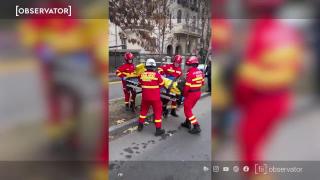 Alertă în centrul Capitalei. Incendiu la o clădire veche din Piaţa Romană