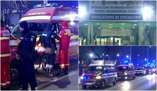 Alertă de incendiu la Spitalul Marie Curie, după ce un medic a anunţat la 112 că se simte miros de fum. Pompierii nu au descoperit niciun pericol