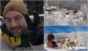 Reacţia unui turist grec, venit la schi în "satul lui Moş Crăciun" din România. Cât costă un skipass pentru o zi