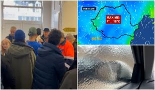 ANIMAŢIE: "Freezing rain" a băgat zeci de persoane în spital, iar 6 au nevoie de operaţie